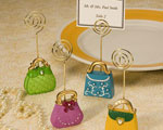 Super Chic Purse-Inspired Place Card Holders wedding favors