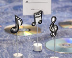 Musical Note Place Card Holders wedding favors