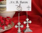 Elegant Cross Design Place Card/photo Holders wedding favors