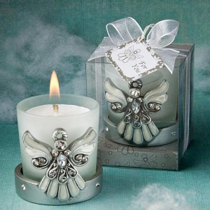 Regal Favor Collection Angel Themed Candle Holders wedding favors