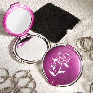 Chic Compact Mirror Favors wedding favors