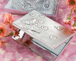 Elegant Reflections Collection Butterfly Design Mirror Compact Favors wedding favors