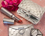Pocketbook-Design Elegant Reflections Collection Mirror Compact Favors wedding favors