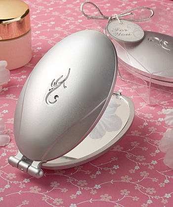 Classy Compacts Collection Flourish Design Compact Favors wedding favors