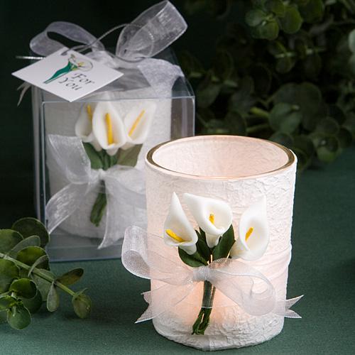 The calla lily is a popular choice for wedding bouquets centerpieces and