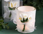 Stunning Calla Lily Design Candle Holder Favors wedding favors