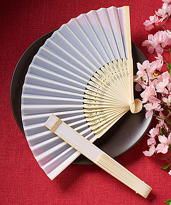 Elegant Silk Fan Favors wedding favors