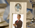Blue Cross Design Photo Frames wedding favors