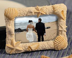 Beach-themed Photo Frames wedding favors