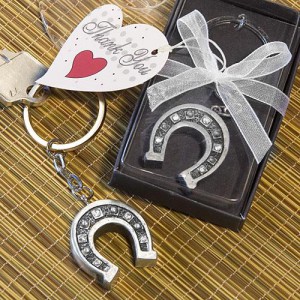 Horseshoe Key Chain Favors wedding favors