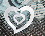 Heart Design Bookmark Favors wedding favors