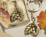 Autumn Inspired Keychain Favors wedding favors