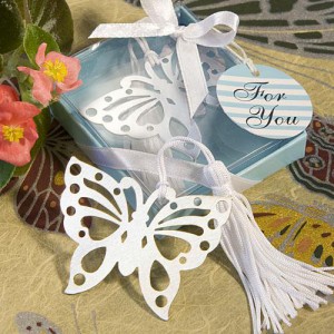 Book Lovers Collection Butterfly Bookmarks wedding favors