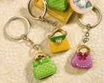 Whimsical Purse Design Key Chain Favors wedding favors