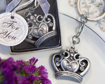 Royal Favor Collection Crown Design Key Ring Favors wedding favors