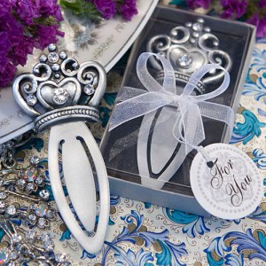Royal Favor Collection Majestic Crown Design Bookmark Favors wedding favors
