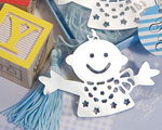 Baby Design Bookmark Favors - Blue wedding favors