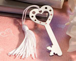 Book Lovers Collection Key Design Bookmark Favor wedding favors