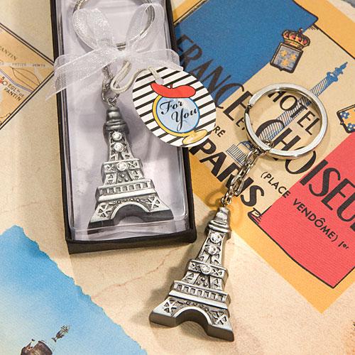 Love In Paris Collection Eiffel Tower Key Chain Favors wedding favors Love In Paris Collection Eiffel Tower Key Chain Favors wedding favors