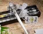 Exquisite Fleur Di Lis Letter Openers wedding favors