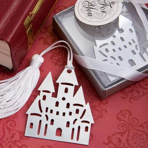 Book Lovers Collection Castle Bookmarks wedding favors
