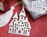 Book Lovers Collection Castle Bookmarks wedding favors