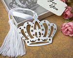 Crown Design Bookmark Favors wedding favors