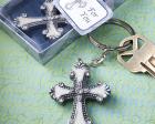 Cross Design Keychain Favors wedding favors