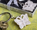 Butterfly Key Rings wedding favors
