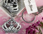 Royal Wedding Collection Crown Design Key Chains wedding favors