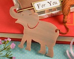 Alluring Elephant Bookmark Favor wedding favors