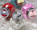 Personalized Glass Jar wedding favors