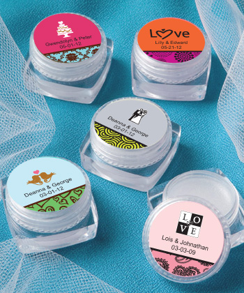Personalized Lip Balm wedding favors