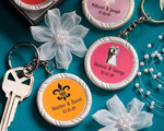 Personalized Expressions Collection Key Ring Favors wedding favors