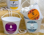 Personalized Expressions Collection Pail Favors wedding favors