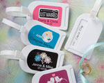 Personalized Expressions Collection Luggage Tag Favors wedding favors