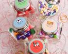 Personalized Expressions Collection Heart Shaped Glass Jars wedding favors