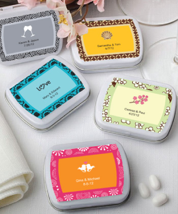 Personalized Expressions Collection Mint Tins wedding favors