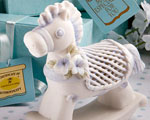 "Capodimonte-baby" Collection Blue Rocking Horse Favors wedding favors