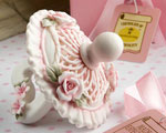 "Capodimonte-baby" Collection Pink Pacifiers wedding favors