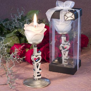 Love Letters Collection Love And Roses Candles wedding favors