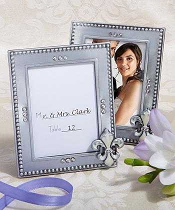 Fleur de Lis Picture Frames wedding favors