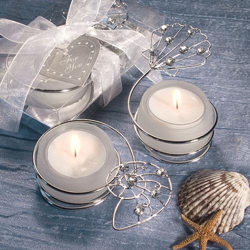 Shell Design Candle Holder Favors