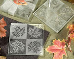 Fall Themed Coaster Favors wedding favors