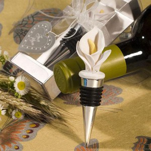 Calla Lily Wine Bottle Stopper Favors wedding favors