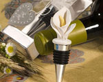 Calla Lily Wine Bottle Stopper Favors wedding favors