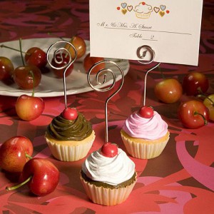 Cupcake Placecard Holders wedding favors