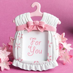 Cute Baby Themed Photo Frame Favors - Girl wedding favors