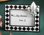 Splendid Fleur De Lis Design Place Card/photo Frame Favors wedding favors