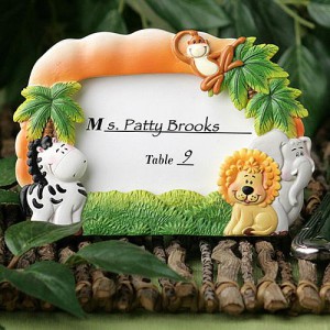 Jungle Critters Collection Picture Frames wedding favors